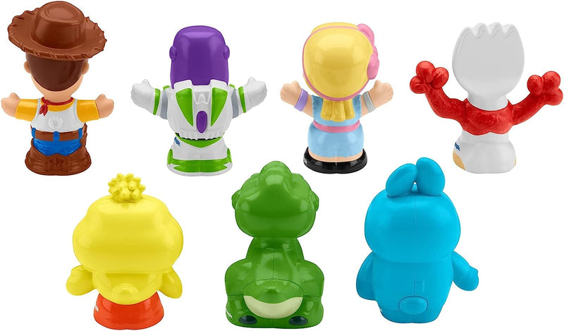 Little People Toddler Toy Disney Toy Story 7 Friends Figure Set with Woody & Buzz Lightyear for Pretend Play Ages 18+ Months (Amazon Exclusive)